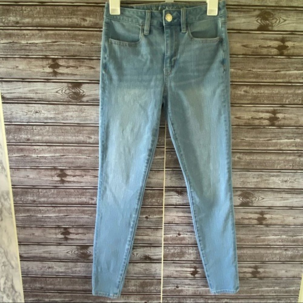 American Eagle Super Stretch Hi-Rise‎ Jeggings Size 2 Regular